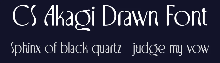 CS Akagi Drawn Font by craftsupplyco — Sans Serif Font — thumbnail 2