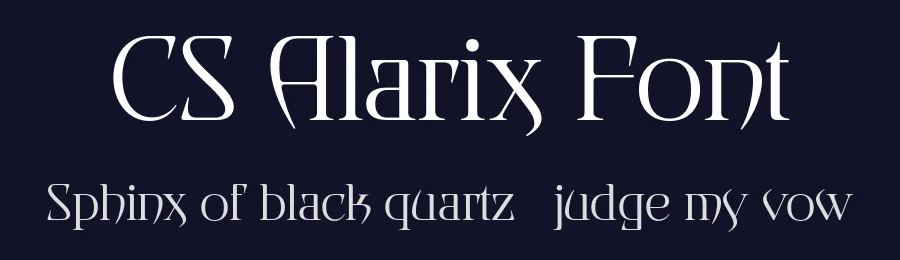 CS Alarix Font by craftsupplyco — Display Font — thumbnail 2