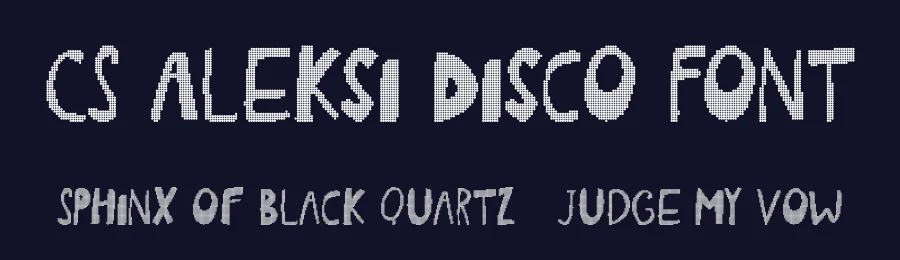 CS Aleksi Disco Font by craftsupplyco — Display Font — thumbnail 2