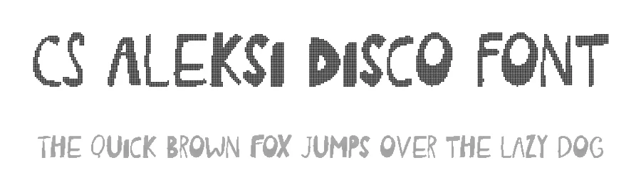 CS Aleksi Disco Font by craftsupplyco — Display Font