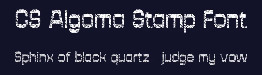 CS Algoma Stamp Font by craftsupplyco — Sans Serif Font — thumbnail 2