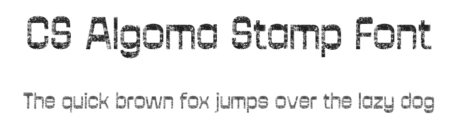 CS Algoma Stamp Font by craftsupplyco — Sans Serif Font