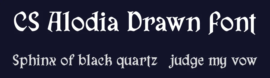 CS Alodia Drawn Font by craftsupplyco — Display Font — thumbnail 2