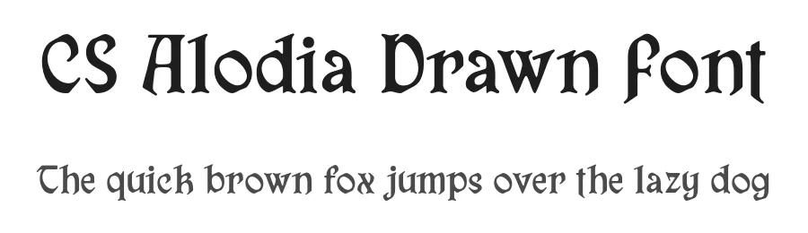 CS Alodia Drawn Font by craftsupplyco — Display Font