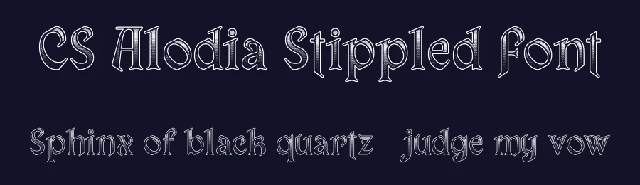CS Alodia Stippled Font by craftsupplyco — Display Font — thumbnail 2