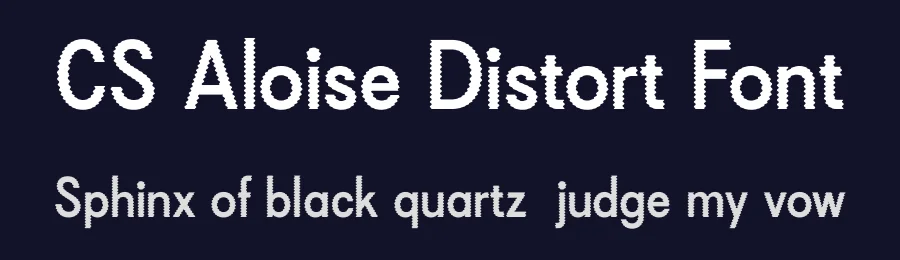 CS Aloise Distort Font by craftsupplyco — Display Font — thumbnail 2