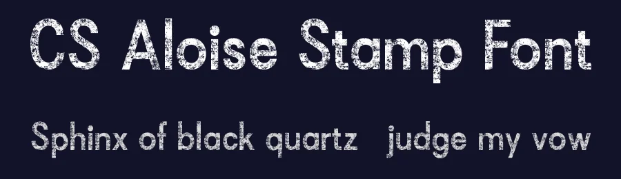 CS Aloise Stamp Font by craftsupplyco — Sans Serif Font — thumbnail 2