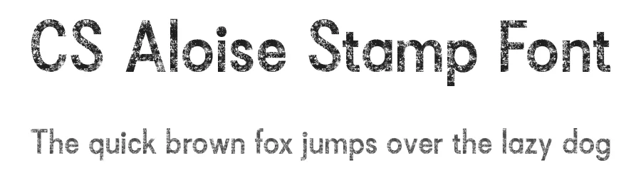 CS Aloise Stamp Font by craftsupplyco — Sans Serif Font