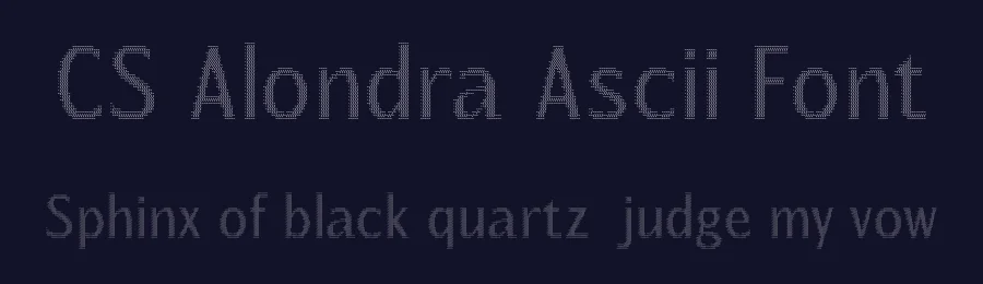 CS Alondra Ascii Font by craftsupplyco — Display Font — thumbnail 2