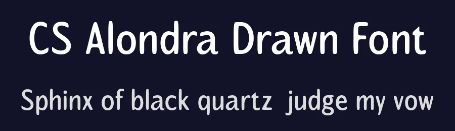 CS Alondra Drawn Font by craftsupplyco — Sans Serif Font — thumbnail 2
