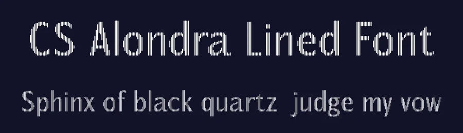 CS Alondra Lined Font by craftsupplyco — Display Font — thumbnail 2