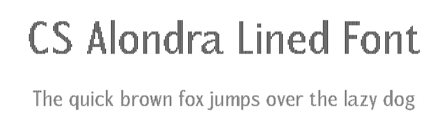 CS Alondra Lined Font by craftsupplyco — Display Font