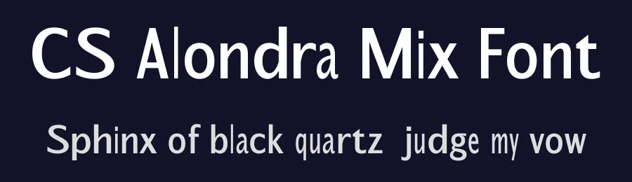 CS Alondra Mix Font by craftsupplyco — Display Font — thumbnail 2