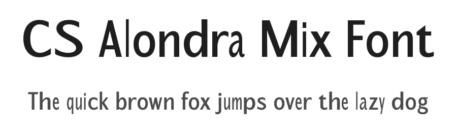 CS Alondra Mix Font by craftsupplyco — Display Font