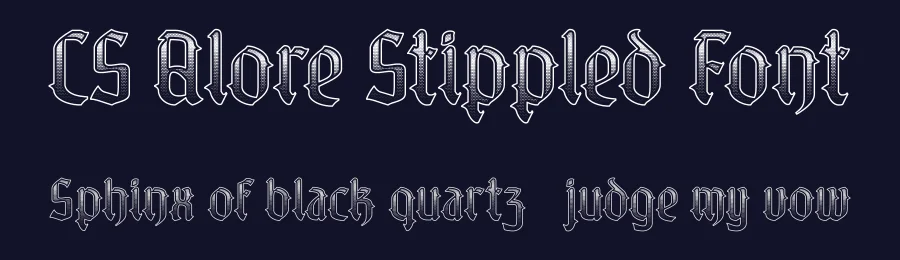 CS Alore Stippled Font by craftsupplyco — Display Font — thumbnail 2