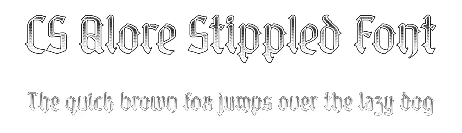 CS Alore Stippled Font by craftsupplyco — Display Font