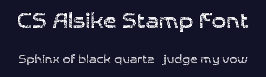 CS Alsike Stamp Font by craftsupplyco — Sans Serif Font — thumbnail 2