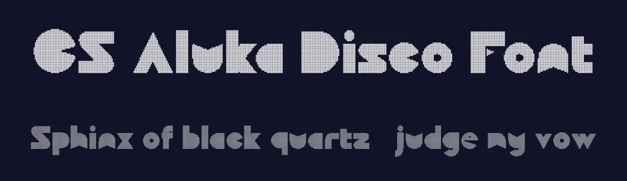 CS Aluka Disco Font by craftsupplyco — Display Font — thumbnail 2