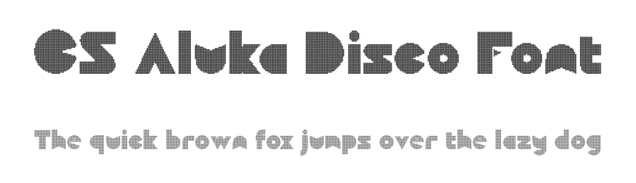 CS Aluka Disco Font by craftsupplyco — Display Font