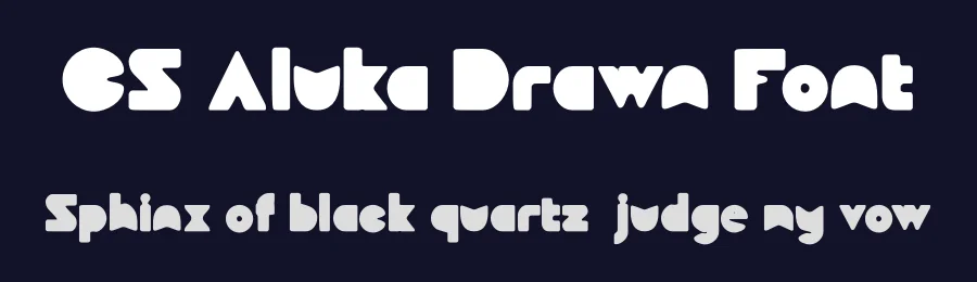 CS Aluka Drawn Font by craftsupplyco — Display Font — thumbnail 2