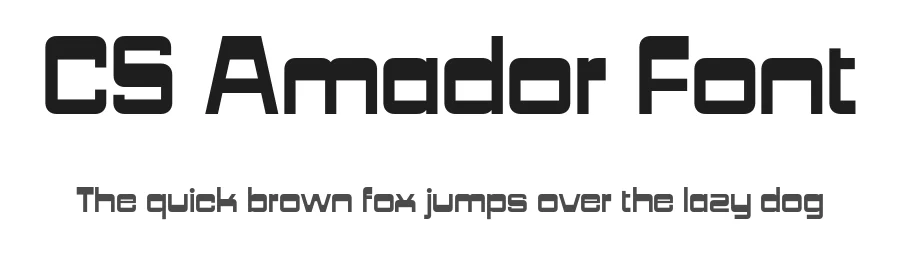 CS Amador Font by craftsupplyco — Display Font