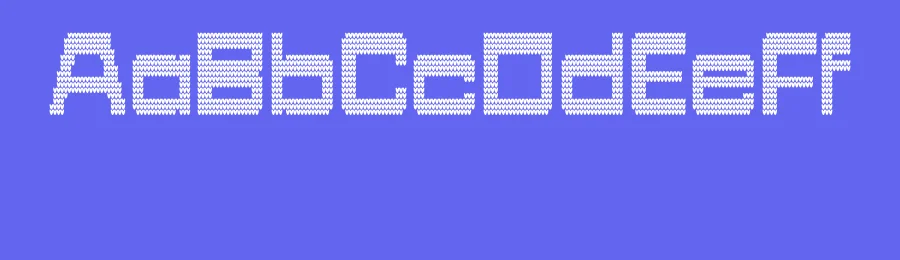 CS Amador Knitted Font by craftsupplyco — Display Font — thumbnail 3