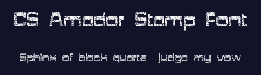 CS Amador Stamp Font by craftsupplyco — Display Font — thumbnail 2