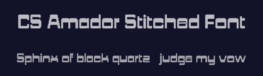 CS Amador Stitched Font by craftsupplyco — Display Font — thumbnail 2