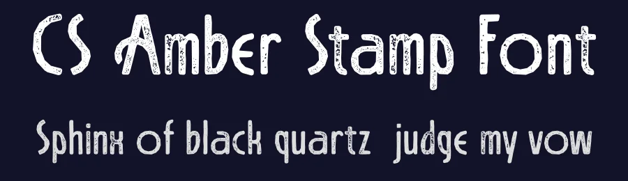 CS Amber Stamp Font by craftsupplyco — Sans Serif Font — thumbnail 2