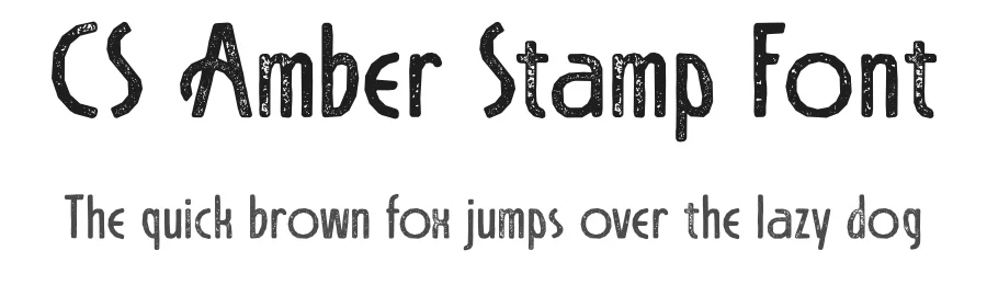 CS Amber Stamp Font by craftsupplyco — Sans Serif Font