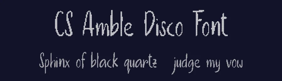 CS Amble Disco Font by craftsupplyco — Display Font — thumbnail 2