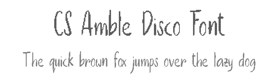 CS Amble Disco Font by craftsupplyco — Display Font