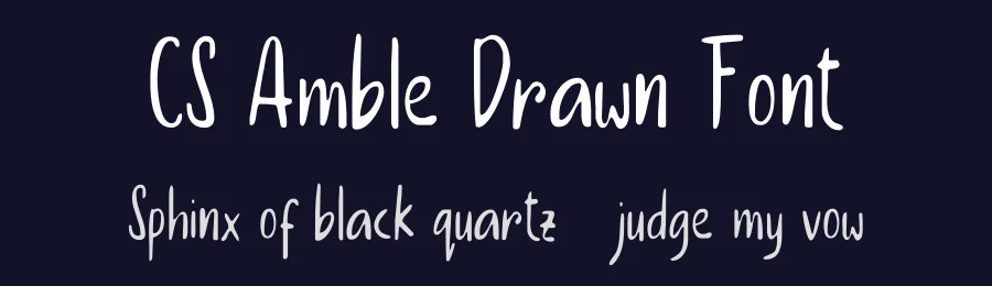 CS Amble Drawn Font by craftsupplyco — Script Handwritten Font — thumbnail 2