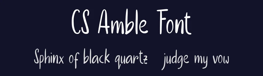 CS Amble Font by craftsupplyco — Display Font — thumbnail 2