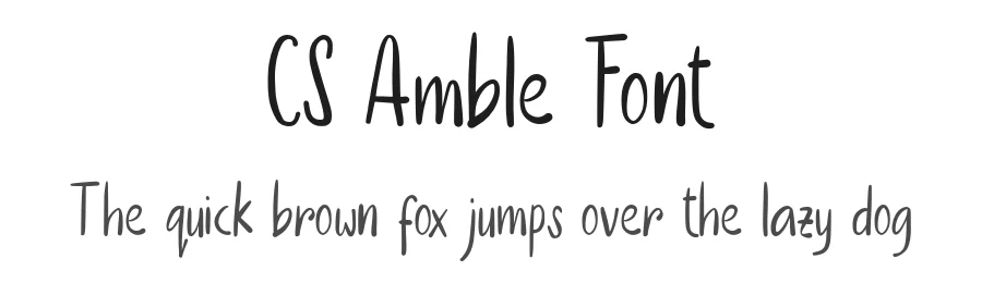 CS Amble Font by craftsupplyco — Display Font