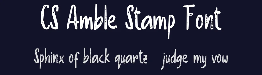 CS Amble Stamp Font by craftsupplyco — Script Handwritten Font — thumbnail 2