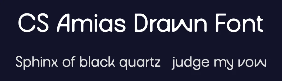 CS Amias Drawn Font by craftsupplyco — Sans Serif Font — thumbnail 2
