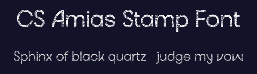 CS Amias Stamp Font by craftsupplyco — Sans Serif Font — thumbnail 2