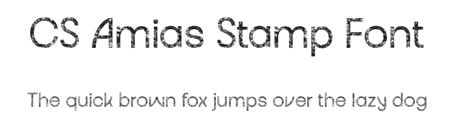 CS Amias Stamp Font by craftsupplyco — Sans Serif Font