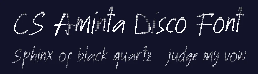 CS Aminta Disco Font by craftsupplyco — Script Handwritten Font — thumbnail 2