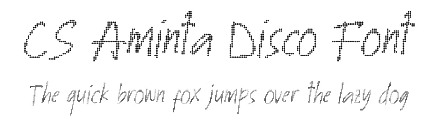 CS Aminta Disco Font by craftsupplyco — Script Handwritten Font