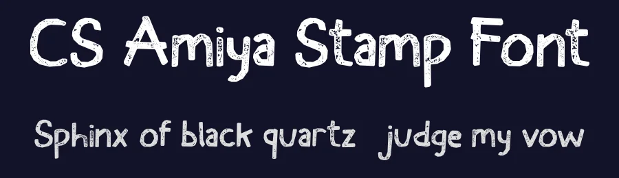 CS Amiya Stamp Font by craftsupplyco — Script Handwritten Font — thumbnail 2