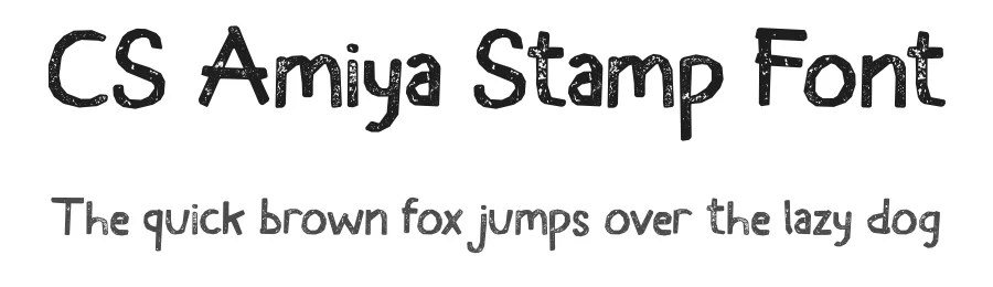 CS Amiya Stamp Font by craftsupplyco — Script Handwritten Font