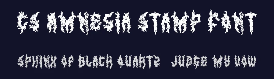 CS Amnesia Stamp Font by craftsupplyco — Display Font — thumbnail 2