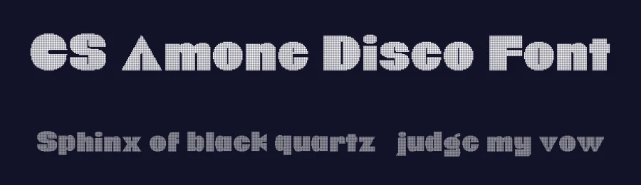 CS Amone Disco Font by craftsupplyco — Display Font — thumbnail 2