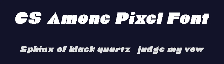 CS Amone Pixel Font by craftsupplyco — Display Font — thumbnail 2