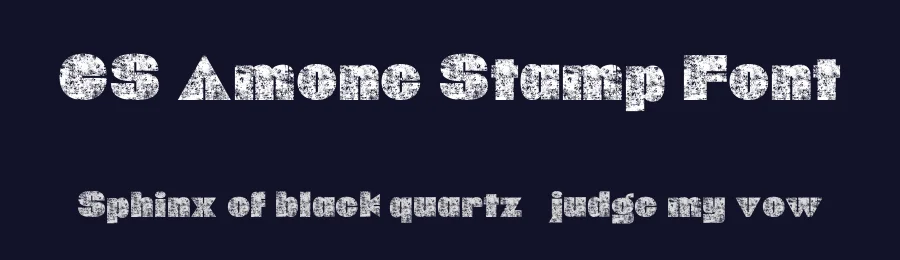 CS Amone Stamp Font by craftsupplyco — Display Font — thumbnail 2