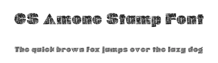 CS Amone Stamp Font by craftsupplyco — Display Font