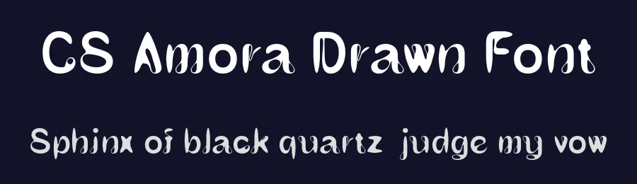 CS Amora Drawn Font by craftsupplyco — Display Font — thumbnail 2