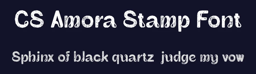 CS Amora Stamp Font by craftsupplyco — Sans Serif Font — thumbnail 2